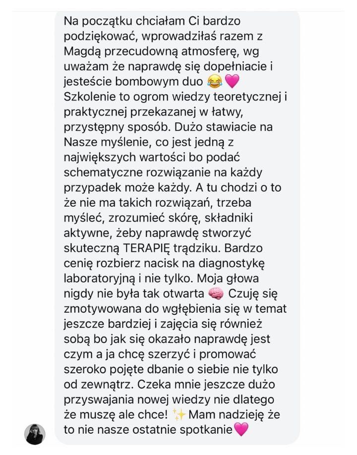 Monika — rezerwacje z Instagrama po uporządkowaniu oferty