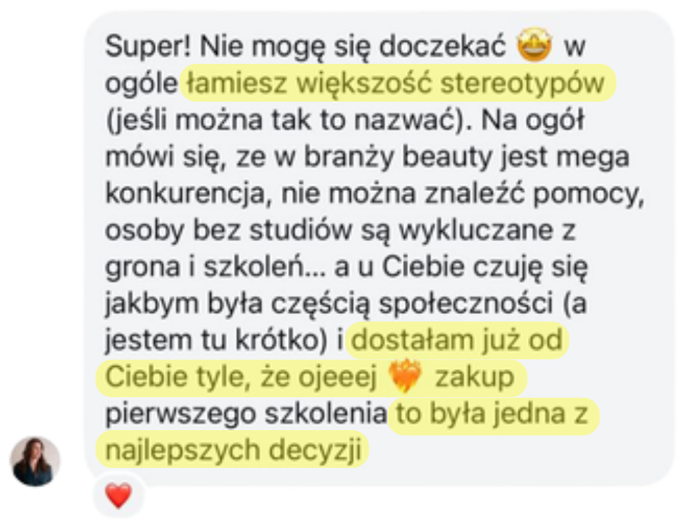 Opinia kursantki: Szkolenie zmieniło moje podejście do oczyszczania skóry