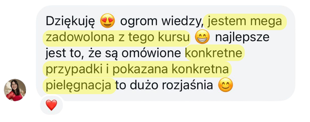 Opinia kursantki: Dzięki szkoleniu zyskałam pewność siebie w gabinecie